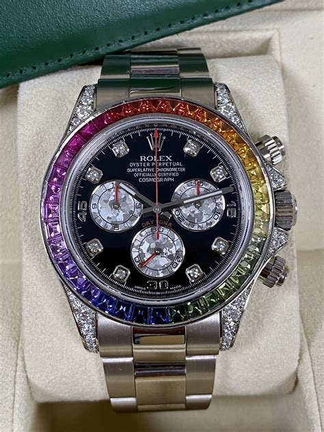 how much is a rolex daytona rainbow